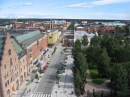 Storgatan sedd från Stadshuset.