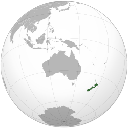 New Zealand (orthographic projection)