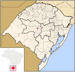 Silveira Martins – Mappa