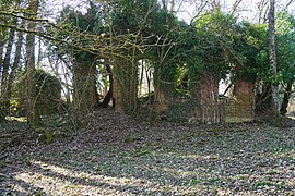 Ruine de la maison du directeur.