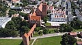 Burg Marienwerder aus der Luft