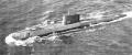 JAV atominis povandeninis laivas SSN-571 „Nautilius“ pirminiuose bandymuose 1955 m.