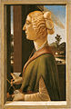 Botticelli: Caterina Sforza arcképe, 1475  k.