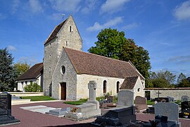 The church in Juvigny-sur-Orne