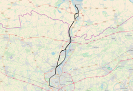Spoorlijn 55 Gent - Terneuzen op de kaart