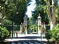 Entrée du Parc de l'Hôtel de Ville.