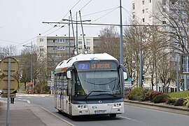 Cristalis ETB12 sur la ligne 2 à Limoges