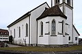 The apse of St. Martin church in Busskirch, community Jona, Switzerland.