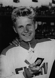Jorma Valkama (als Olympiadritter 1956) kam in Rom auf den fünften Platz