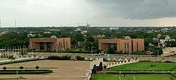 Tšadin kansallismuseo ja kansalliskirjasto N’Djaménassa vuonna 2014 (lähellä parlamenttitaloa).