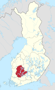 Pirkanmaa – Localizzazione