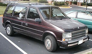 1987-1988 Plymouth Voyager SE