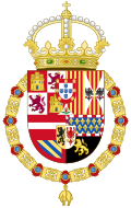 Armes des rois d'Espagne de 1580 à 1668