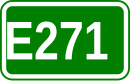 Zeichen der Europastraße 271