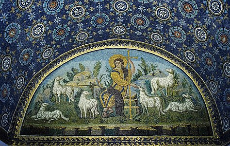 Decorazione musiva del mausoleo di Galla Placidia, a Ravenna.