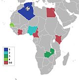Participantes de la Copa Africana de Naciones 1990