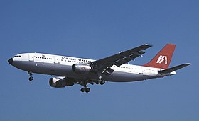 L'Airbus A300 d'Indian Airlines (VT-EDW) quelques jours avant son détournement