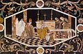 Paliotto dell'altare centrale: Il vescovo Bartolomeo riceve la Sacra Spina da Luigi IX di Francia