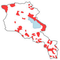 Distribution of Azerbaijanis in the Armenian SSR, 1962.