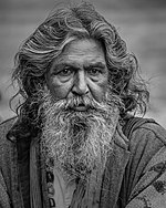 Bearded man with long hair-3052641