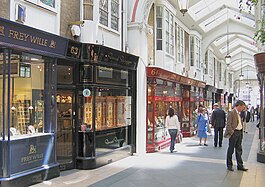 A Burlington Arcade em Mayfair