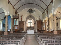 Intérieur de l'église de la Nativité.