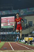 Huang Changzhou Rang dreizehn mit 7,70 m