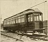 One of West Penn Railways' interurban cars in 1891