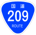 National Route 209 shield