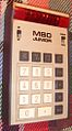 MBO-Taschenrechner mit LED-Anzeige (ca. 1972), einer der ersten Taschenrechner aus bundesdeutscher Produktion