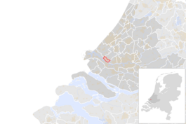 Locatie van de gemeente Maassluis (gemeentegrenzen CBS 2016)