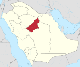 Provincia di al-Qasim – Localizzazione