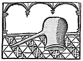 Glas-Alembic mit Schnabel und ohne Falz. Großes Destillierbuch. 1512[16]