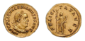 Aureus de l'empereur Valérien (253-260), 2,82 g