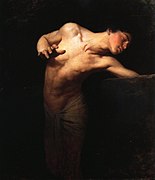 Narcissus vẽ bởi Gyula Benczúr, 1881