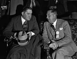 Joe McCarthy (links) mit Jack Lelivelt (1935)