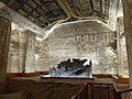 The burial chamber, looking towards the north wall