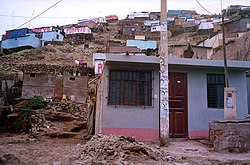 Mensajes políticos en las paredes