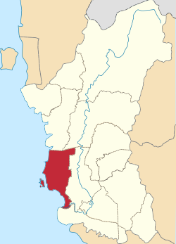 Location of Manjung District in Perak