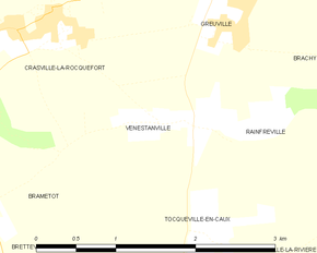 Poziția localității Vénestanville