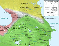 نقشه قفقاز و ارمینیه ح. ۷۴۰