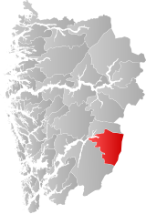 Eidfjord within Vestland