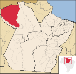Location of Oriximiná