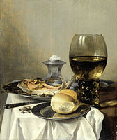 Pieter Claesz (c. 1597–1660), Still Life with Salt Tub