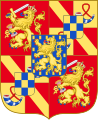 Arms of William VI as sovereign prince of the Netherlands.[51]