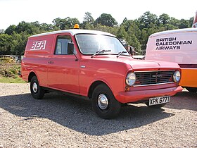 1978 Bedford HA van in BEA livery at Brooklands Museum, Weybridge