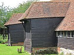 Barn with sheds about 50 metres west of Court Lodge