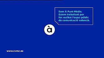 Carta d'ajust provisional emesa des del 14 de setembre pels canals de TDT de la Generalitat Valenciana.