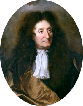 Jean de La Fontaine par Hyacinthe Rigaud, in 1690.