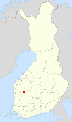 Location of Kihniö in Finland